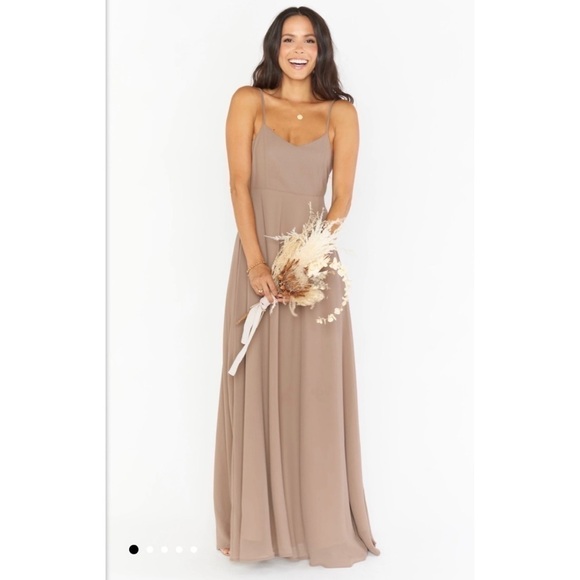 NWOT SHOW ME YOUR MUMU Faith Maxi Dress XL Dune - Picture 4 of 4